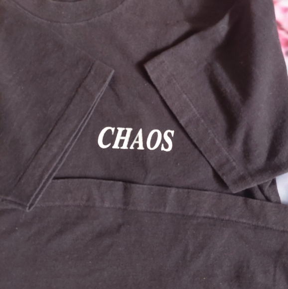 Vintage Czech Navy Chaos T-shirt Single Stitch - Picture 2 of 5